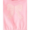 The Children’s Place Baby Girls’ And Toddler Long Sleeve Active Shirt and Pant, 2 Piece Outfit(Rose Pottery Bow)