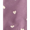 The Children’s Place Baby Girls’ Long Sleeve Hooded Fleece Full Zip Up(Pansey Garden Hearts)