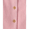 The Children’s Place Baby Girls’ and Newborn Long Sleeve Hooded Button Front Sweater(Nectar Pink)