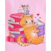 The Children’s Place Baby Girls’ and Toddler School,Learning Short Sleeve Graphic T-Shirts,3 Pack(Crayons/Owl Book/Cat Books)