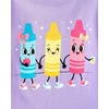 The Children’s Place Baby Girls’ and Toddler School,Learning Short Sleeve Graphic T-Shirts,3 Pack(Crayons/Owl Book/Cat Books)