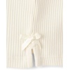 The Children’s Place Baby Girls’ and Toddler Short Sleeve Ribbed Tee(Marshmallow)