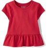 The Children’s Place Baby Girls’ and Toddler Short Sleeve Tops,4-Pack(Tidal)