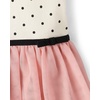 The Children’s Place Baby Girls’ and Toddler Short Sleeve Tutu Dress(Halow White)