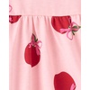 The Children’s Place Baby and Toddler Girls’ Short Sleeve Casual Dresses(Pink Apple)