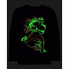 The Children’s Place Boys’ Gamer,Cars,Sports Long Sleeve Graphic T-Shirts,2 Pack(Soccer Ball/Football Player Flame)