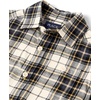 The Children’s Place Boys’ Long Sleeve Plaid Flannel Button Up Shirt(Black/White)