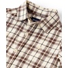The Children’s Place Boys’ Long Sleeve Plaid Flannel Button Up Shirt(Moose Trail)