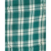 The Children’s Place Boys’ Long Sleeve Plaid Textured Poplin Button Up Shirt(Jaded Teal Plaid)