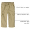 The Children’s Place Boys’ Pull on Cargo Pants(Flax Pocket)