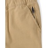 The Children’s Place Boys’ Roll Cuff Pull on Chino Pants(Flax)