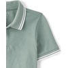 The Children’s Place Boys’ Uniform Short Sleeve Pique Polo(Mint Taffy)