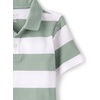 The Children’s Place Boys’ Uniform Short Sleeve Pique Polo(Mint Taffy Stripe)