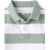 The Children’s Place Boys’ Uniform Short Sleeve Pique Polo(Mint Taffy Stripe)