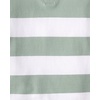 The Children’s Place Boys’ Uniform Short Sleeve Pique Polo(Mint Taffy Stripe)