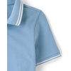The Children’s Place Boys’ Uniform Short Sleeve Pique Polo(Pearl Blue)