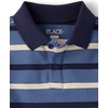 The Children’s Place Boys’ Uniform Short Sleeve Pique Polo(Spring Lake Stripe)