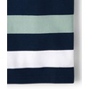 The Children’s Place Boys’ Uniform Short Sleeve Pique Polo(Tidal Multi Stripe)