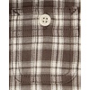 The Children’s Place Boys’ and Toddler Boys Long Sleeve Plaid Flannel Hooded Button Up Shirt(Moose Trail Plaid)