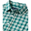 The Children’s Place Boys’ and Toddler Boys Long Sleeve Textured Poplin Button Up Shirt(Jaded Teal Plaid)