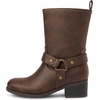 The Children’s Place Girls’ And Toddler Girls Low Heel Boots(Dk Brown)