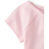 The Children’s Place Girls’ Basic Short Sleeve Knit Shirts(Rose Mist)
