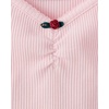 The Children’s Place Girls’ Basic Short Sleeve Knit Shirts(Rose Mist)