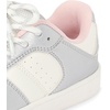 The Children’s Place Girls Casual Lace Up Low Top Sneakers(Silver Colorblock)