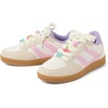 The Children’s Place Girls Casual Lace Up Low Top Sneakers(White Floral)