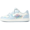 The Children’s Place Girls’ Girls’ Casual Lace Up Low Top Sneakers(Blue Glitter)