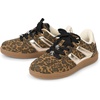 The Children’s Place Girls’ Girls’ Casual Lace Up Low Top Sneakers(Leopard)