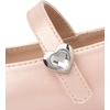 The Children’s Place Girls Girls Closed Toe Ballet Flats(Heart Stud Silver)