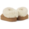 The Children’s Place Girls’ Girls Indoor/Outdoor Comfy Slip on Platform Shoes, Faux Fur Lined(Tan)