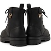 The Children’s Place Girls’ Girls Lace Up Combat Boots(Black)
