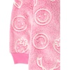 The Children’s Place Girls’ Long Sleeve Fleece Zip Up One Piece Pajama(Bow Glow)