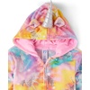 The Children’s Place Girls’ Long Sleeve Fleece Zip Up One Piece Pajama(Unicorn Sparkle Pink)