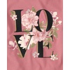The Children’s Place Girls’ Long Sleeve Knit Fashion Shirt(Love/Floral/Gray 3-pack)