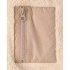The Children’s Place Girls’ Long Sleeve Sherpa Fleece Full Zip Jacket(Beige)