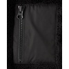 The Children’s Place Girls’ Long Sleeve Sherpa Fleece Full Zip Jacket(Classic Black)