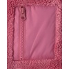 The Children’s Place Girls’ Long Sleeve Sherpa Fleece Full Zip Jacket(Vintage Rose)