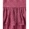 The Children’s Place Girls’ Long Sleeve Tiered Dress(Vintage Rose)