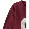 The Children’s Place Girls’ Long Sleeve Varsity Sueded Top(Bitter Sweet)