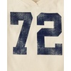 The Children’s Place Girls’ Long Sleeve Varsity Sueded Top(Hay Stack)