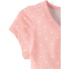 The Children’s Place Girls’ Short Sleeve Casual Dress(Pink Melon)