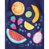 The Children’s Place Girls’ Short Sleeve Graphic T-shirts (5-Pack)(Lemon/Butterfly/Cat/Fruit/Faces)
