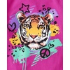 The Children’s Place Girls’ Short Sleeve Graphic T-shirts (5-Pack)(Love/Butterfly/Sea Turtle/Giraffe)