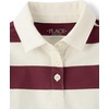 The Children’s Place Girls’ Short Sleeve Rugby Polo(Bitter Sweet)