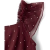 The Children’s Place Girls’ Sleeveles Fluttter Dresses(Bittersweet Dot)