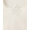 The Children’s Place Girls’ Sleeveless Lace Ribbed Tank Tops(Marshmallow)