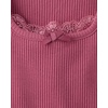 The Children’s Place Girls’ Sleeveless Lace Ribbed Tank Tops(Vintage Rose)